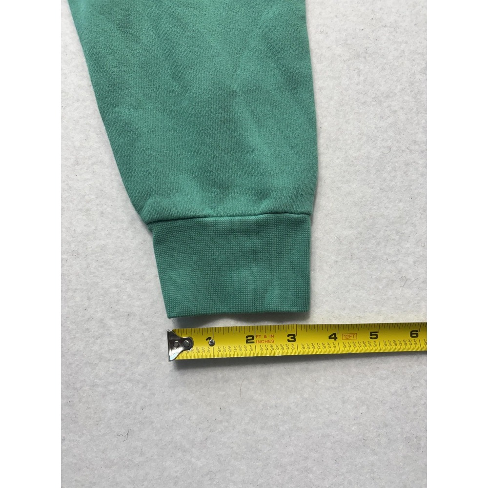 URTHWEAR Sweatshirt Womens Small Green Organic Cotton Cropped Fleece Pullover - Picture 9 of 11